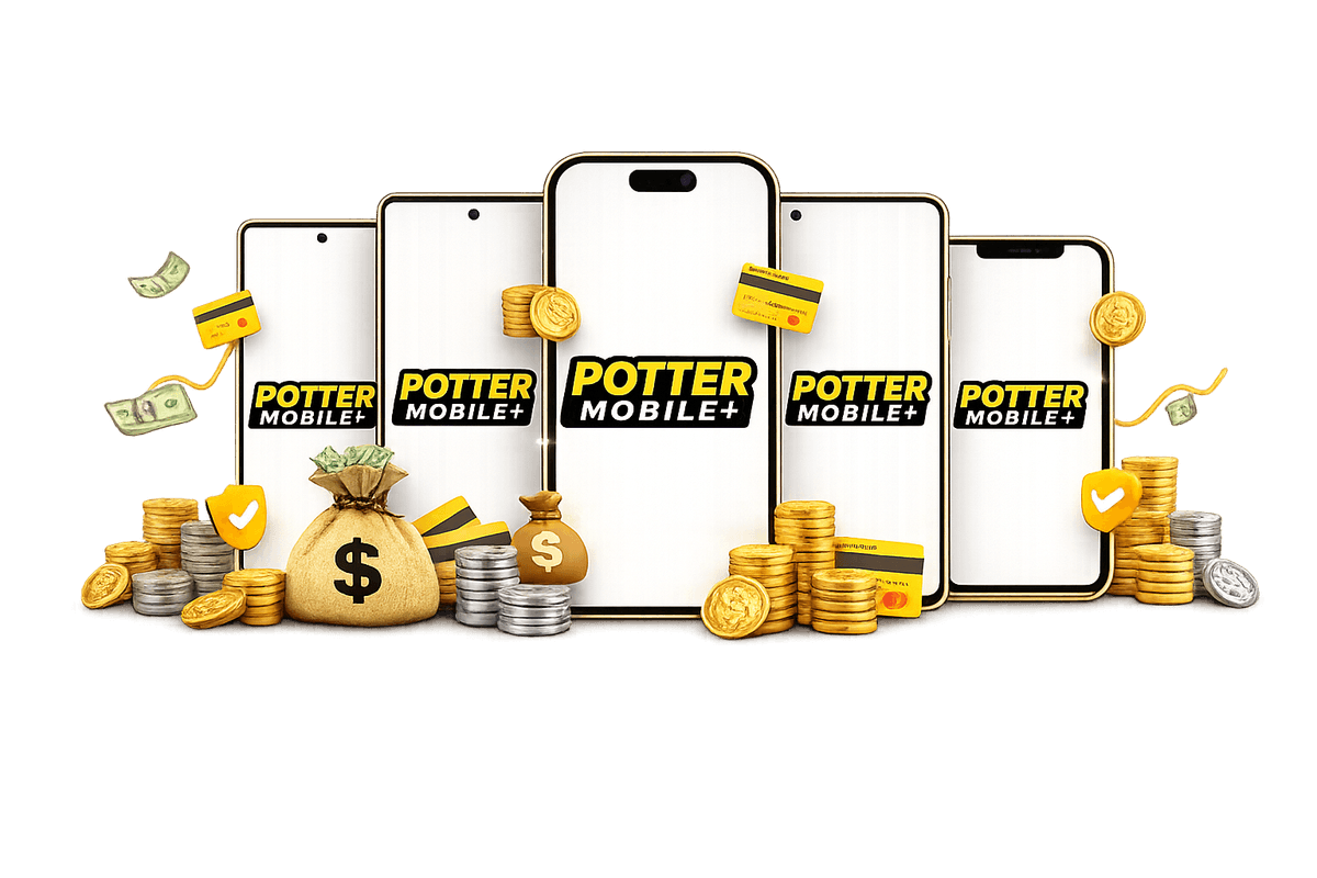 POTTER MOBILE + รับซื้อโทรศัพท์มือสอง